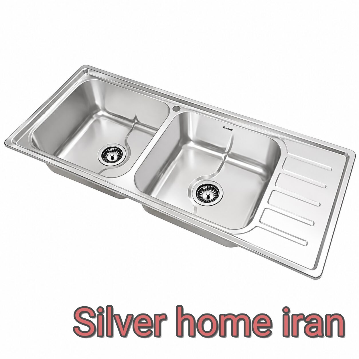 سینک ظرفشویی نگین الماس مدل SA108 سینک ظرفشویی SA108 نگین الماس استیل