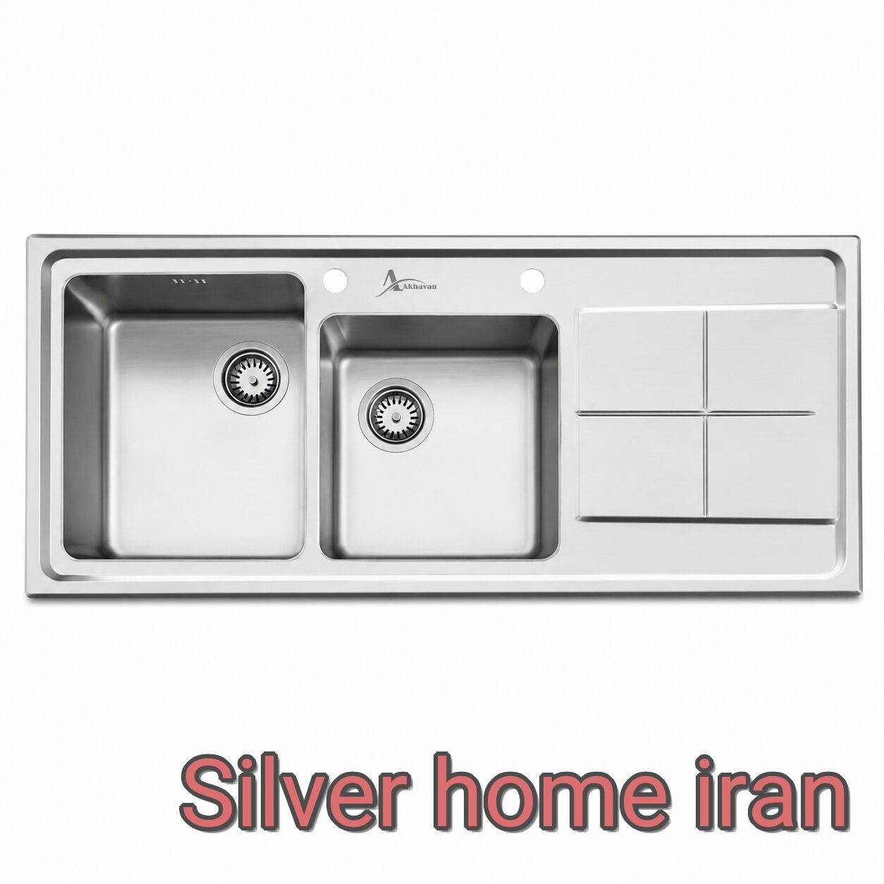 سینک ظرفشویی توکار باکسی اخوان مدل 300S سینک اخوان 300S توکار باکسی