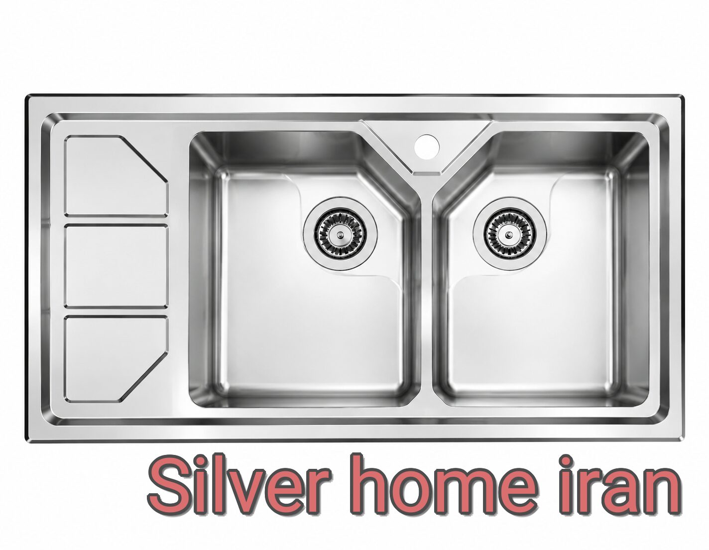 سینک ظرفشویی توکار باکسی اخوان مدل 326S سینک اخوان 326S توکار باکسی
