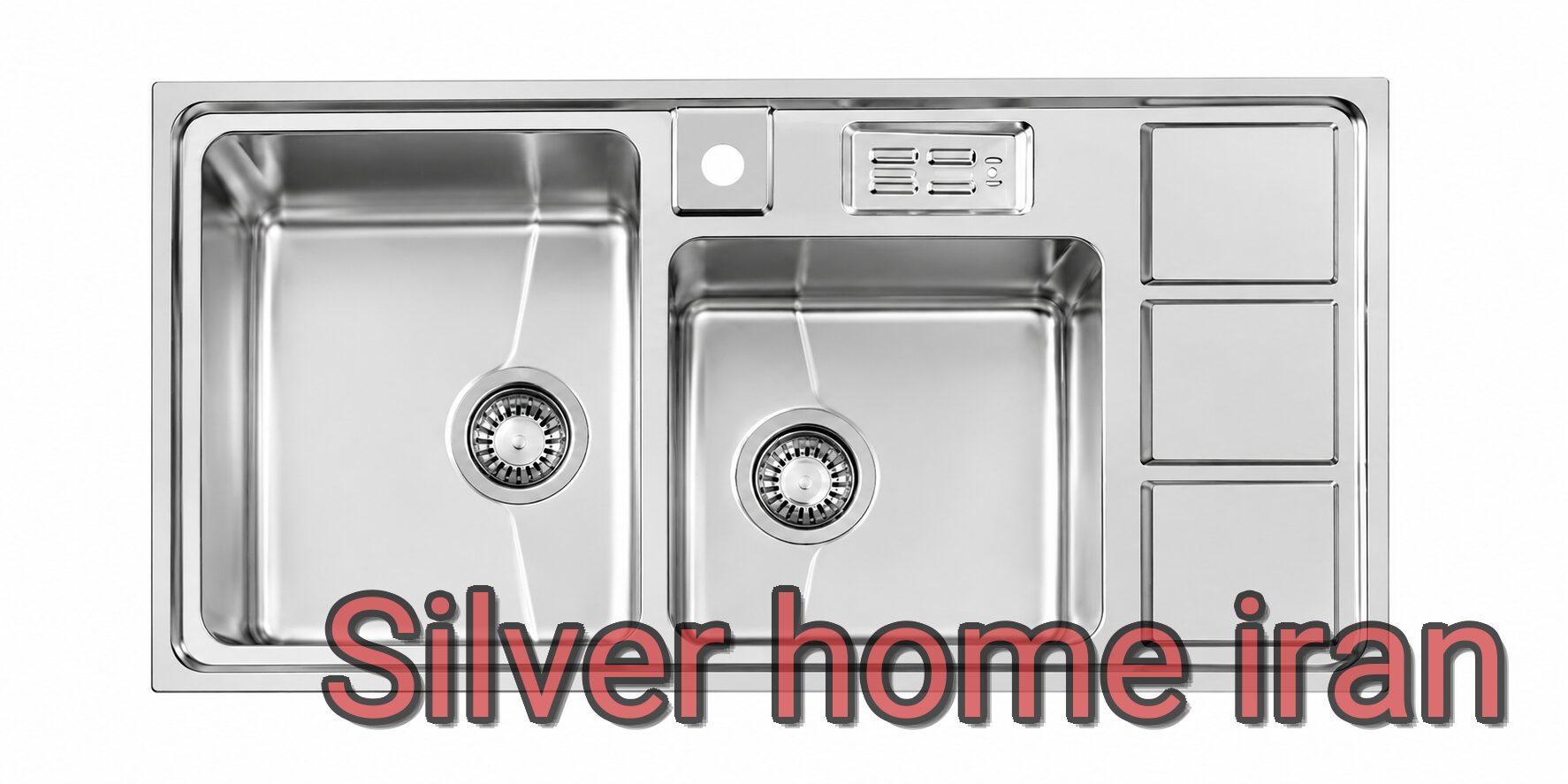 سینک ظرفشویی توکار باکسی اخوان مدل 328S سینک اخوان 328S توکار باکسی