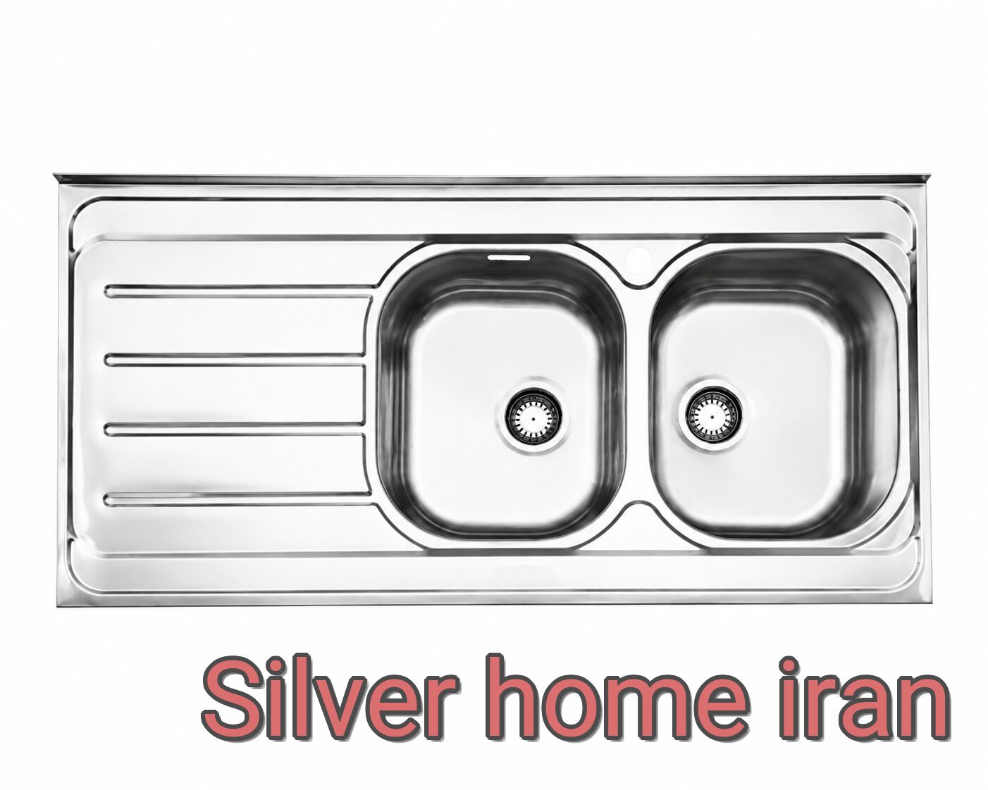 سینک ظرفشویی استیل البرز مدل 726/60 سینک استیل البرز 726/60 روکار فانتزی