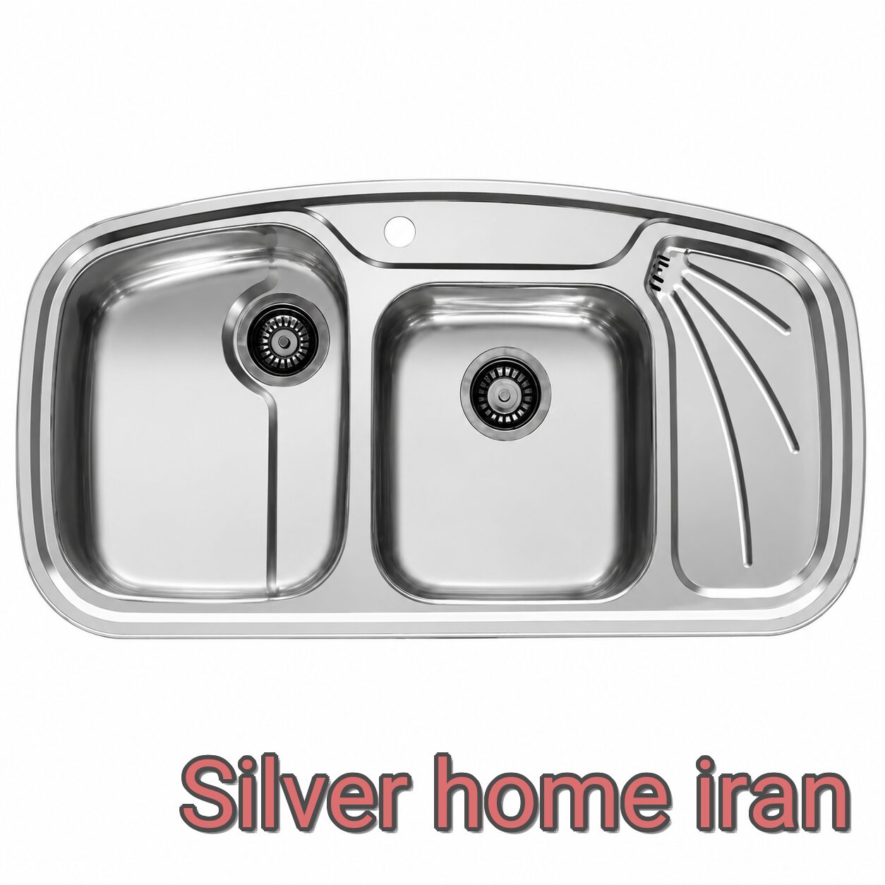سینک ظرفشویی توکار اخوان مدل 141 سینک اخوان 141 توکار