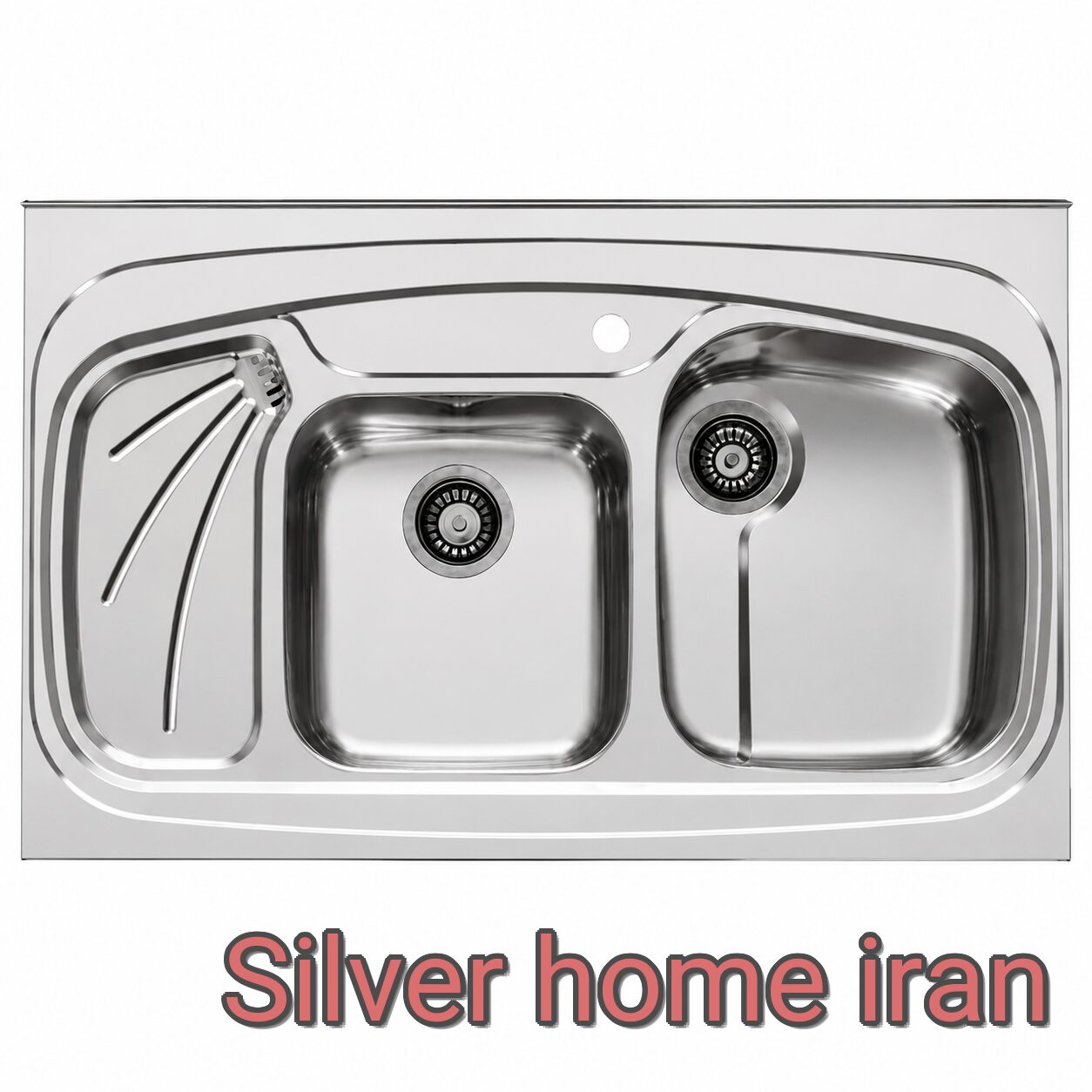 سینک ظرفشویی روکار اخوان مدل 144 سینک اخوان 144 روکار