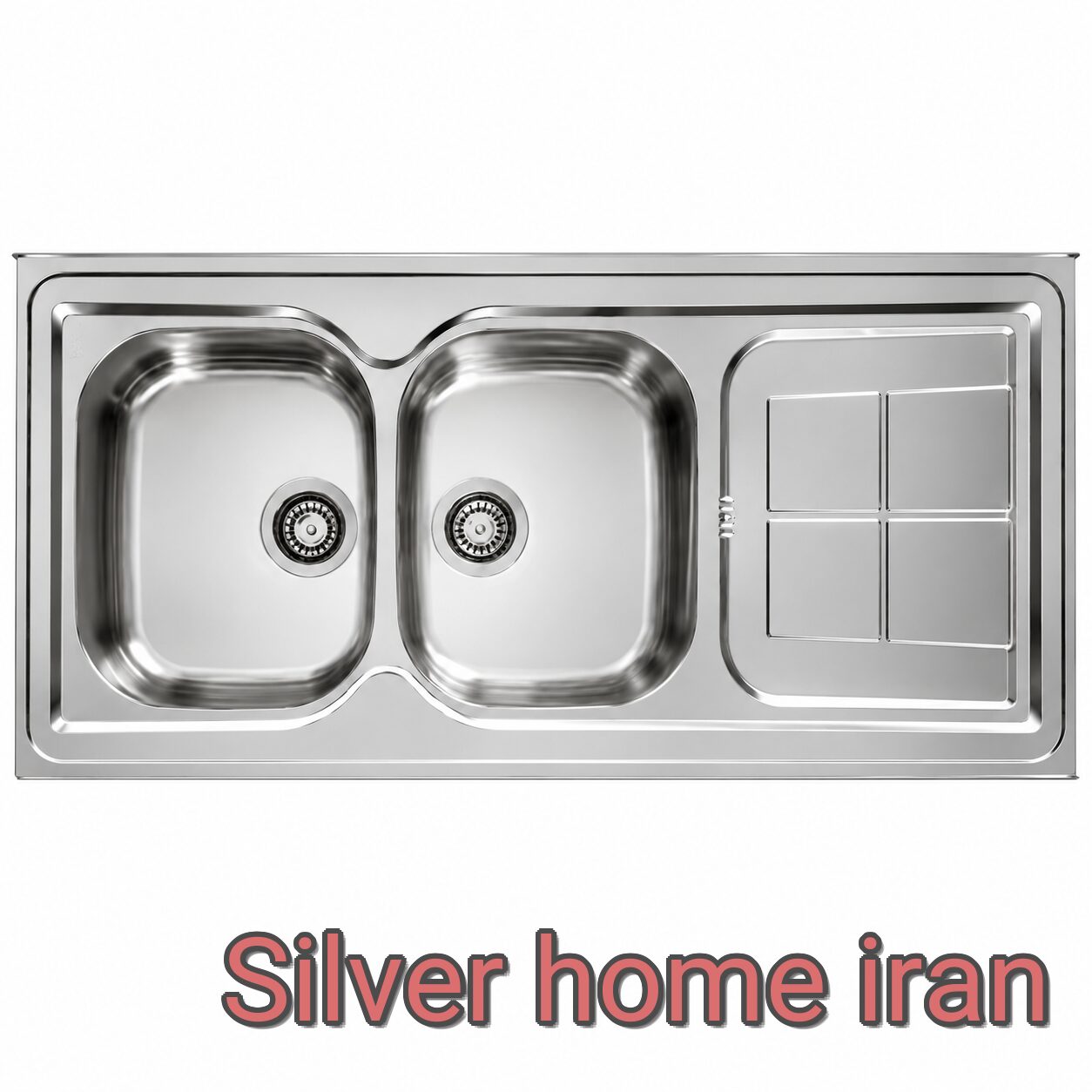 سینک ظرفشویی روکار اخوان مدل 146 سینک اخوان 146 روکار