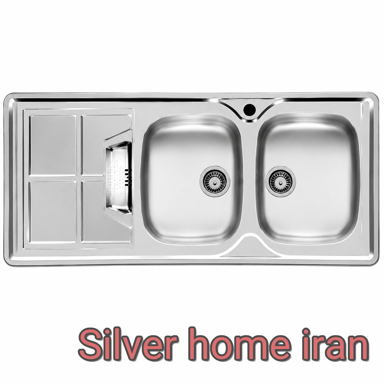 سینک ظرفشویی روکار اخوان مدل 153SP سینک اخوان 153SP روکار
