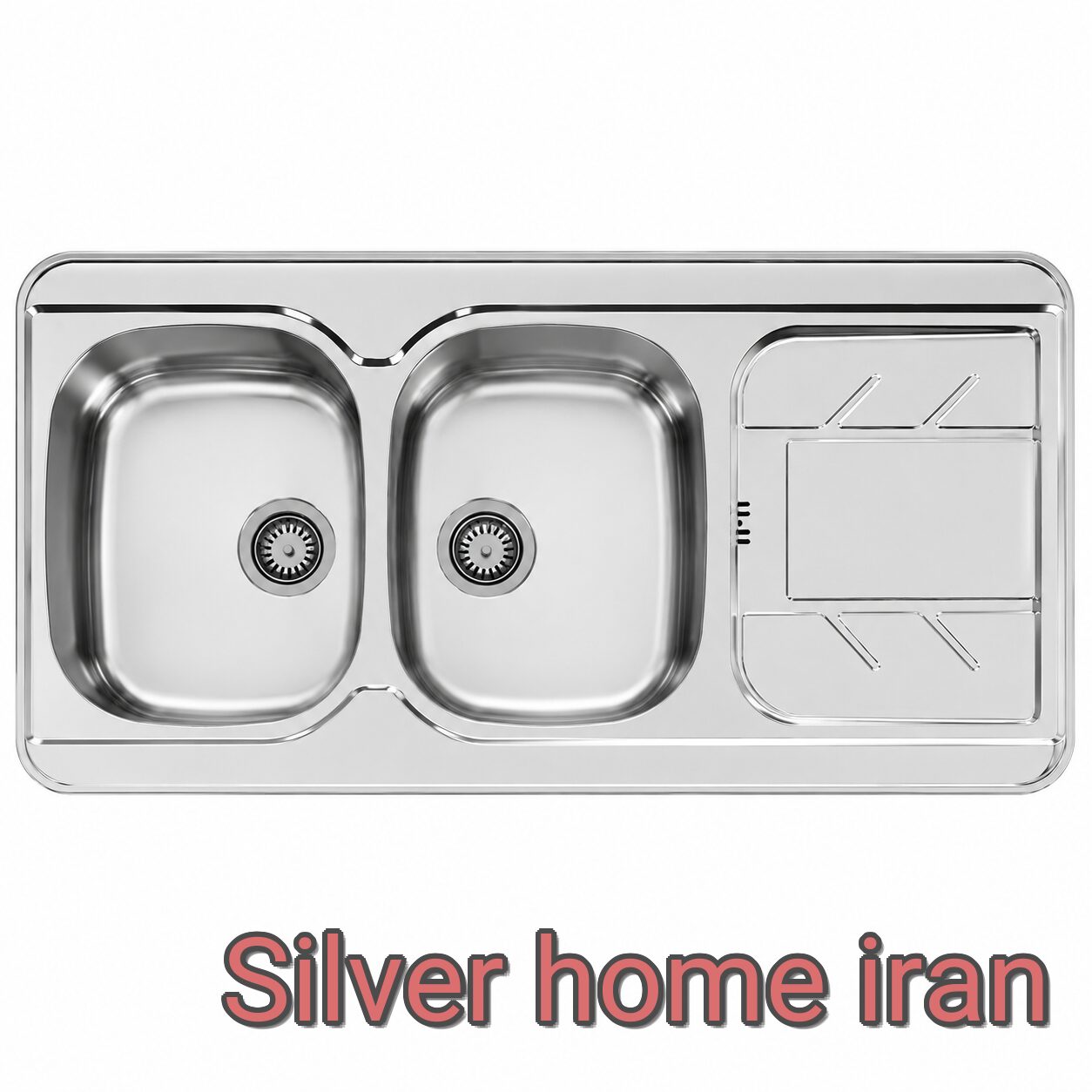 سینک ظرفشویی توکار اخوان مدل 156 سینک اخوان 156 توکار