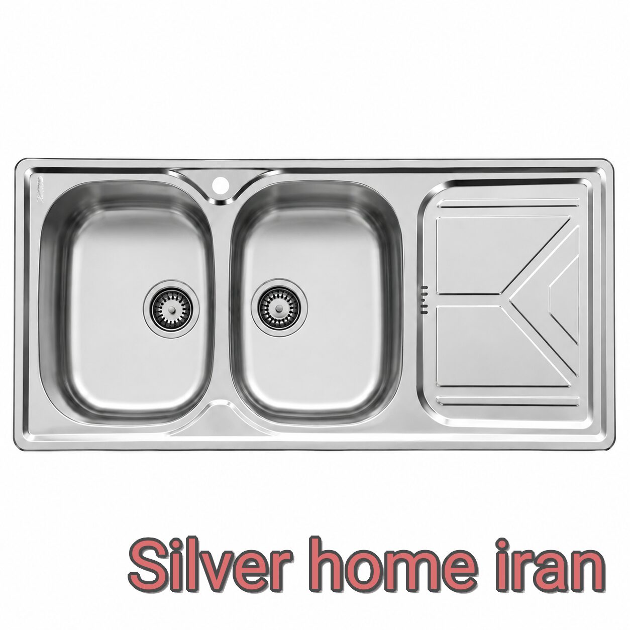 سینک ظرفشویی توکار اخوان مدل 160 سینک اخوان 160 توکار