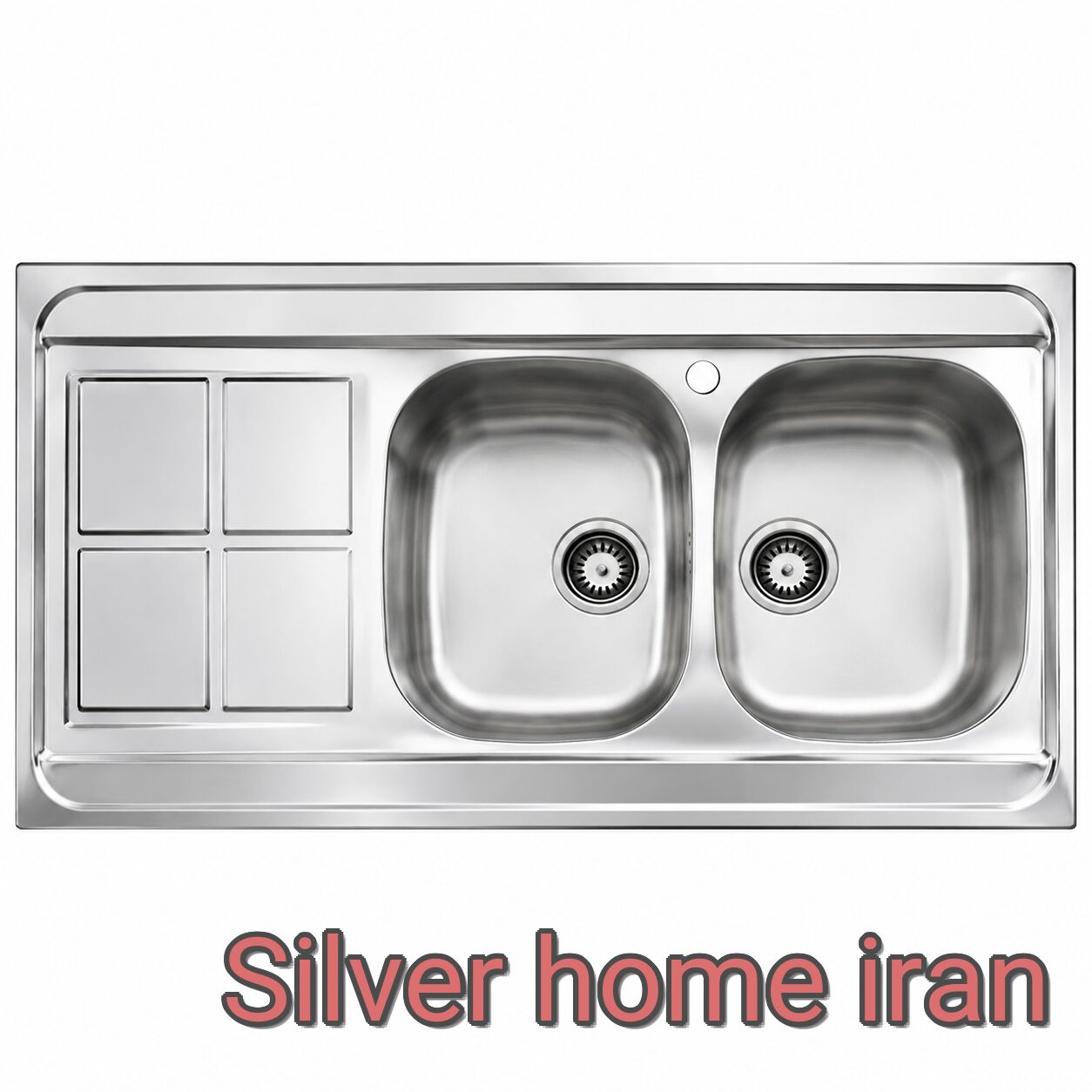 سینک ظرفشویی روکار اخوان مدل 162 سینک اخوان 162 روکار