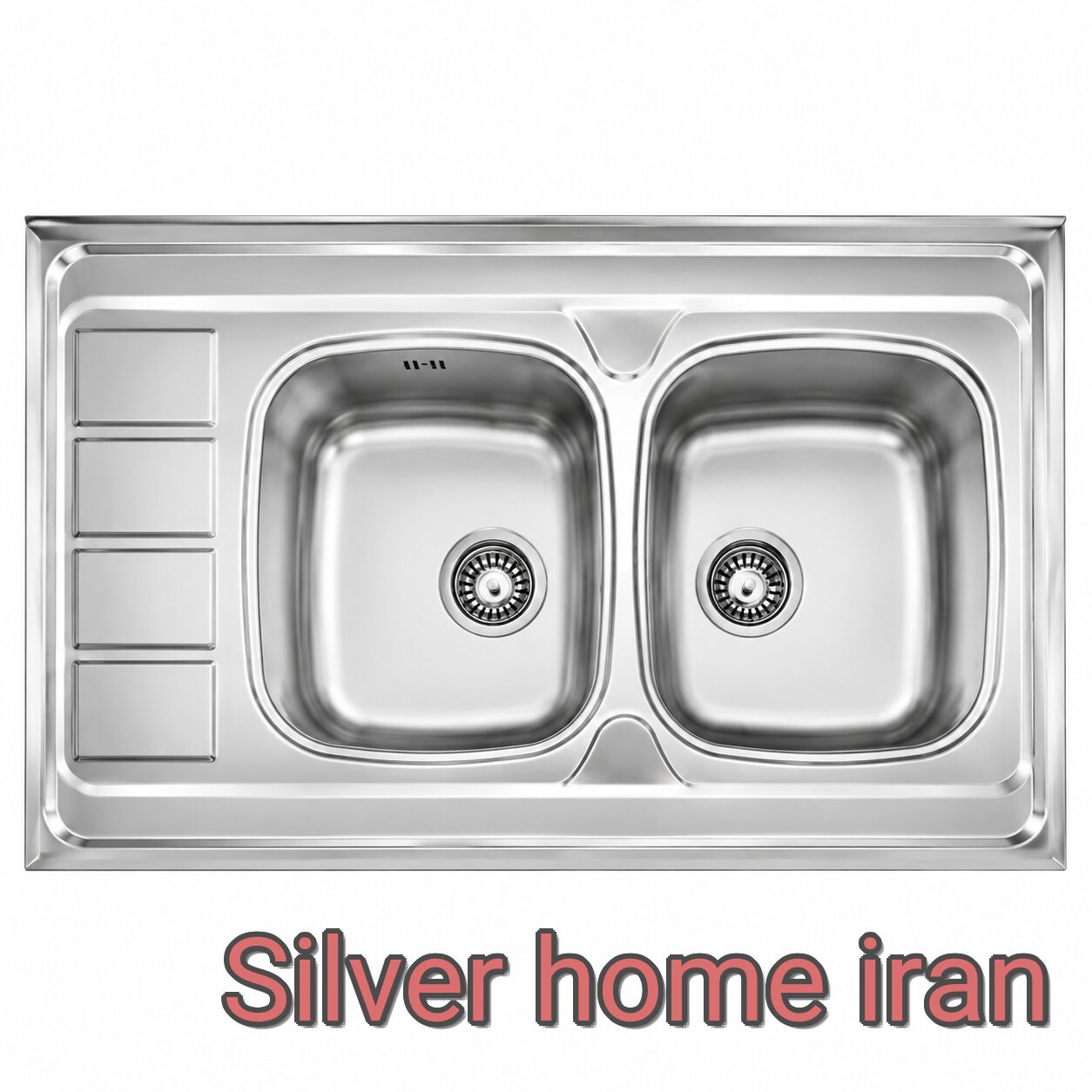 سینک ظرفشویی روکار اخوان مدل 163SP سینک اخوان 163SP روکار
