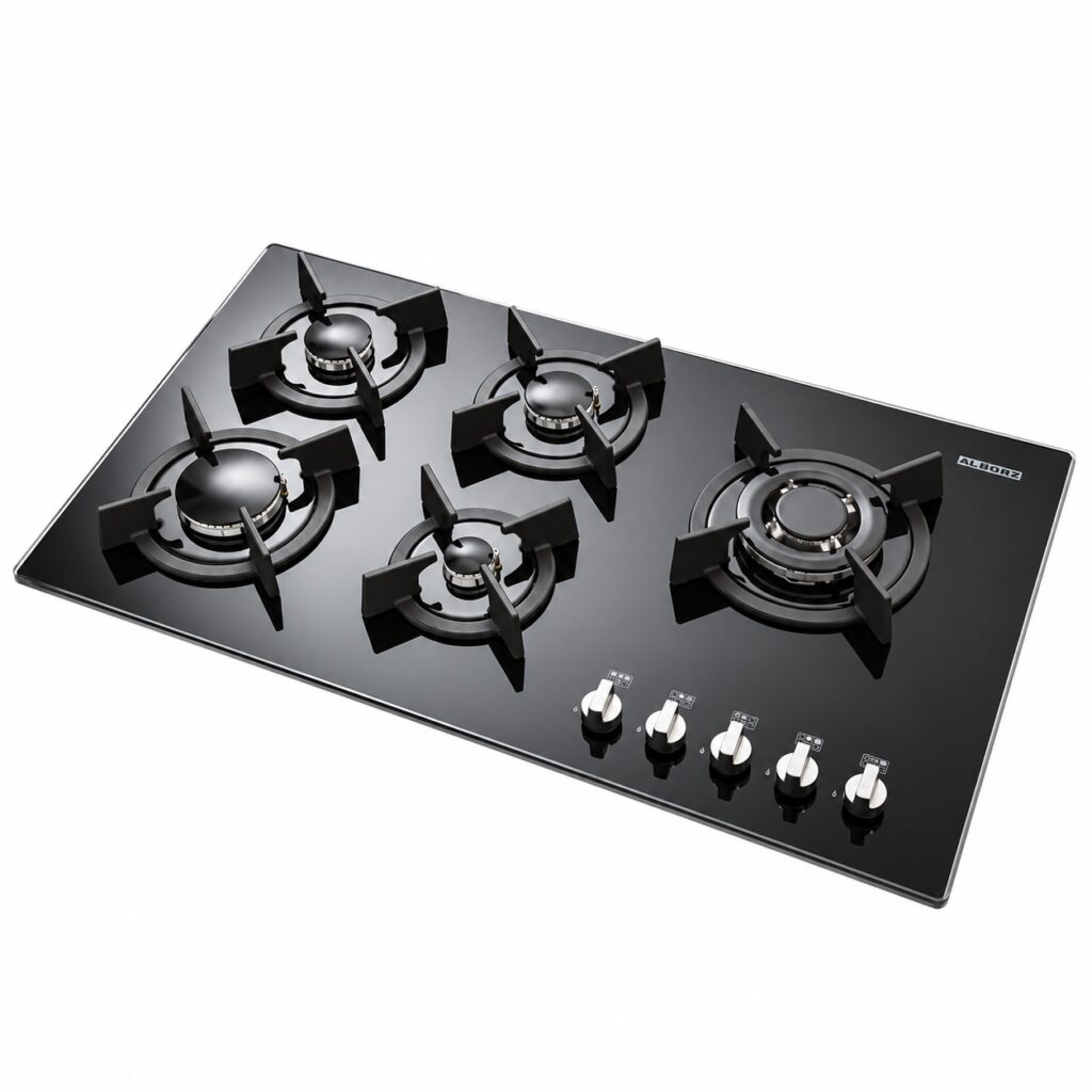 اجاق گاز استیل البرز G5907 L&R پنج شعله