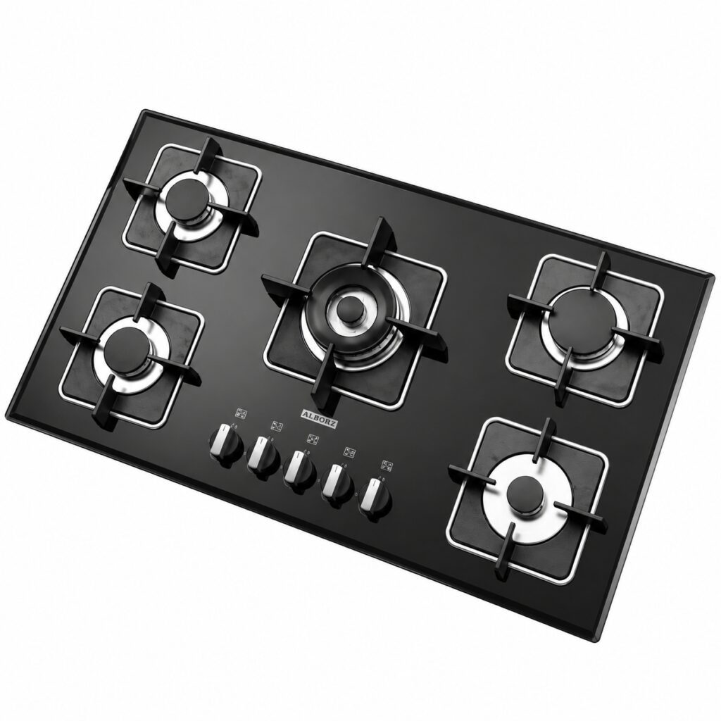 اجاق گاز استیل البرز G5910 پنج شعله