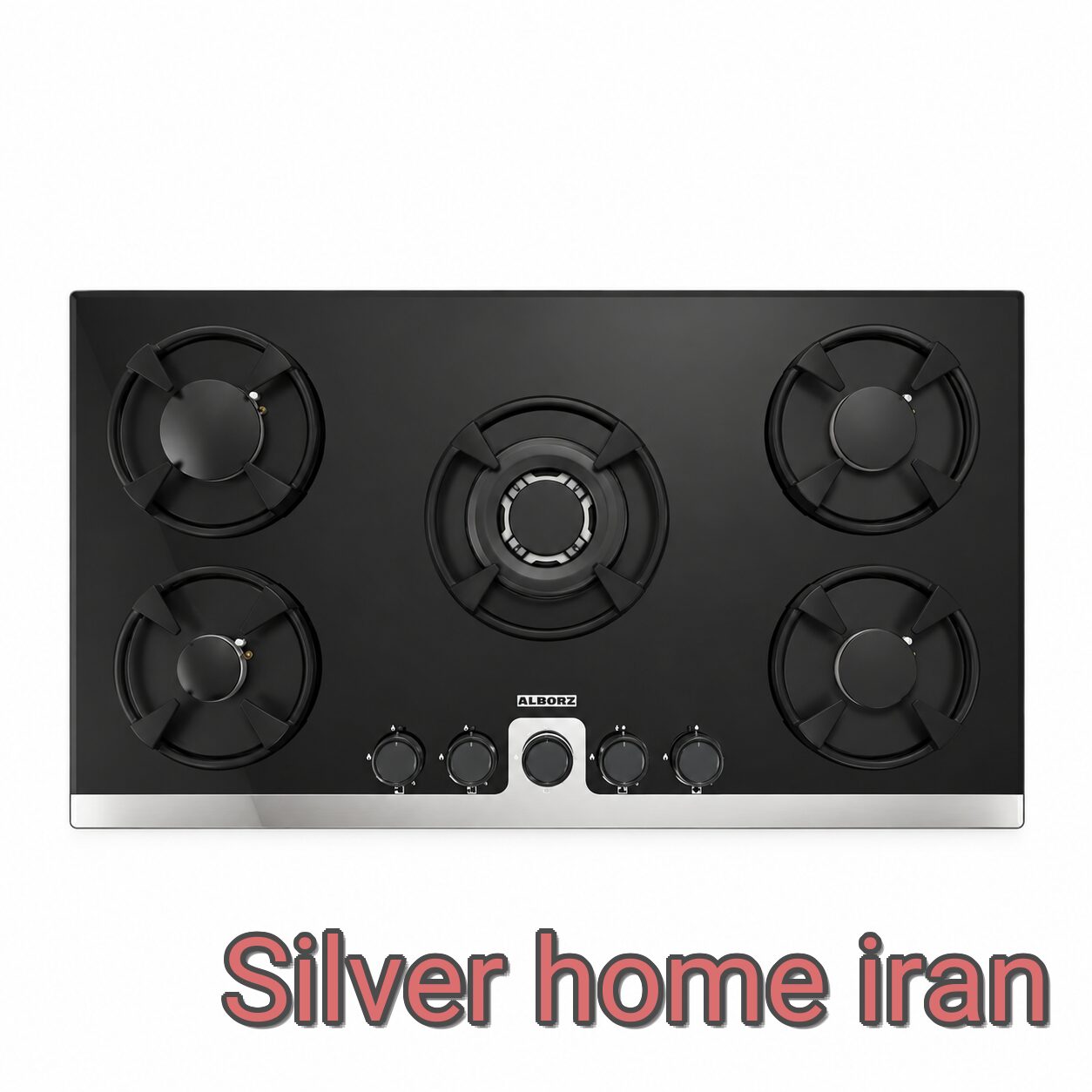 اجاق گاز پنج شعله استیل البرز مدل G5914 اجاق گاز استیل البرز G5914 پنج شعله