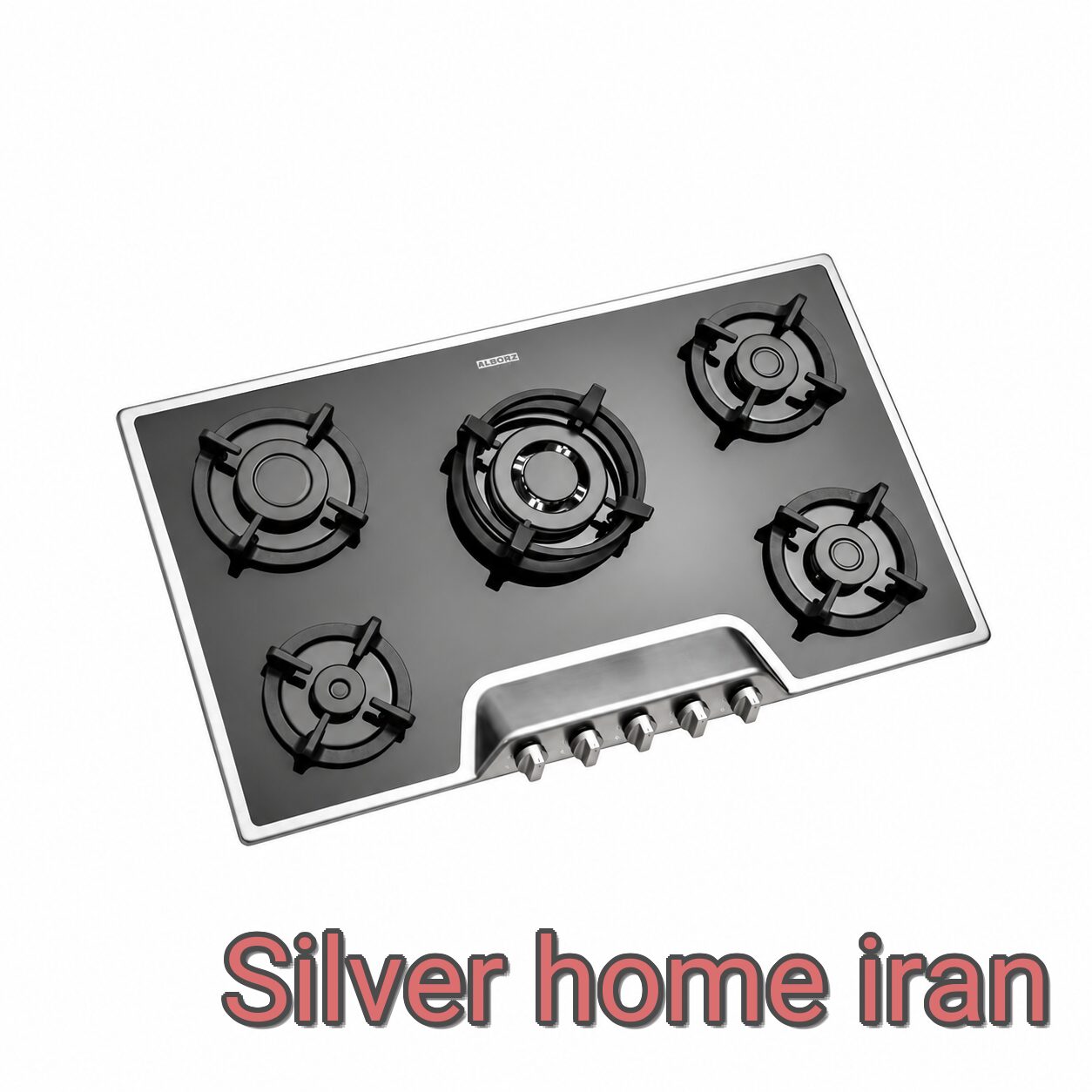 اجاق گاز پنج شعله استیل البرز مدل G5951S اجاق گاز استیل البرز G5951S پنج شعله