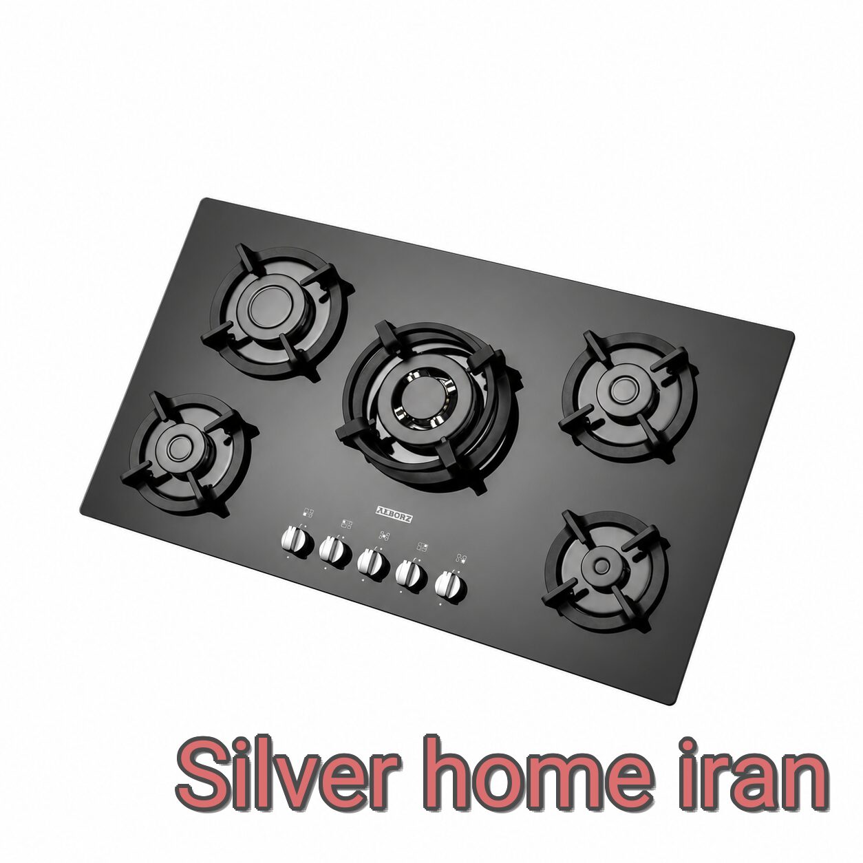 اجاق گاز پنج شعله استیل البرز مدل G5954 اجاق گاز استیل البرز G5954 پنج شعله