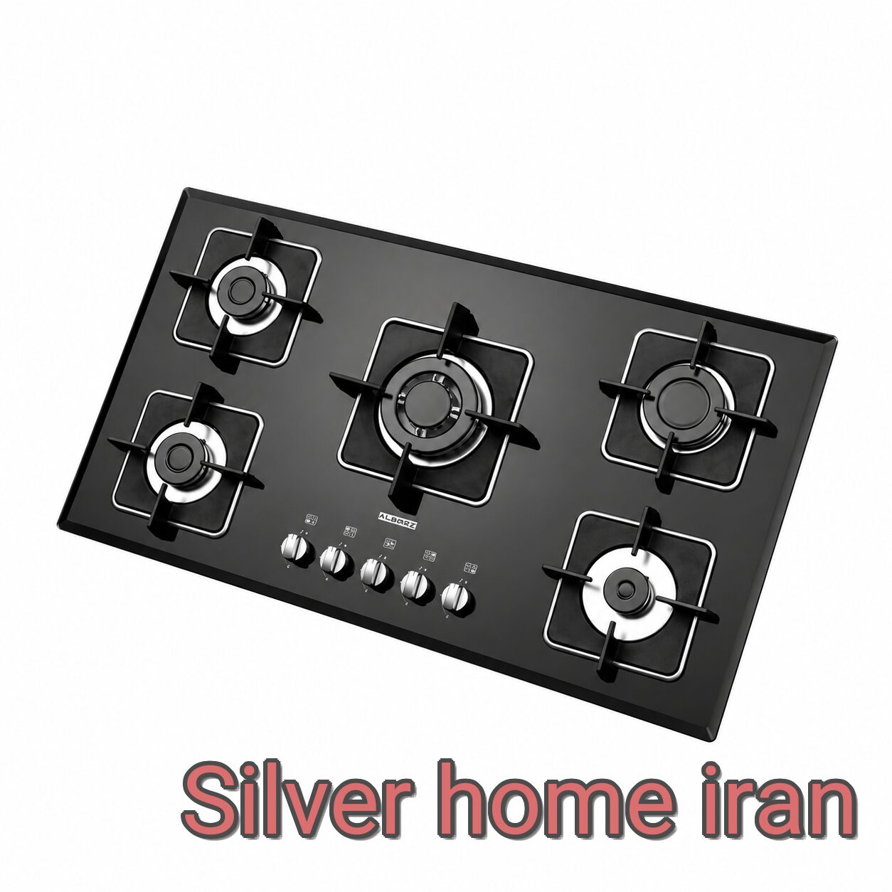 اجاق گاز پنج شعله استیل البرز مدل G5960 اجاق گاز استیل البرز G5960 پنج شعله