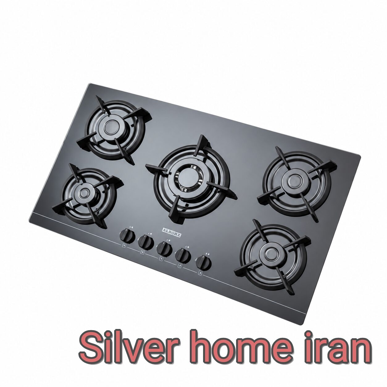 اجاق گاز پنج شعله استیل البرز مدل G5964 اجاق گاز استیل البرز G5964 پنج شعله