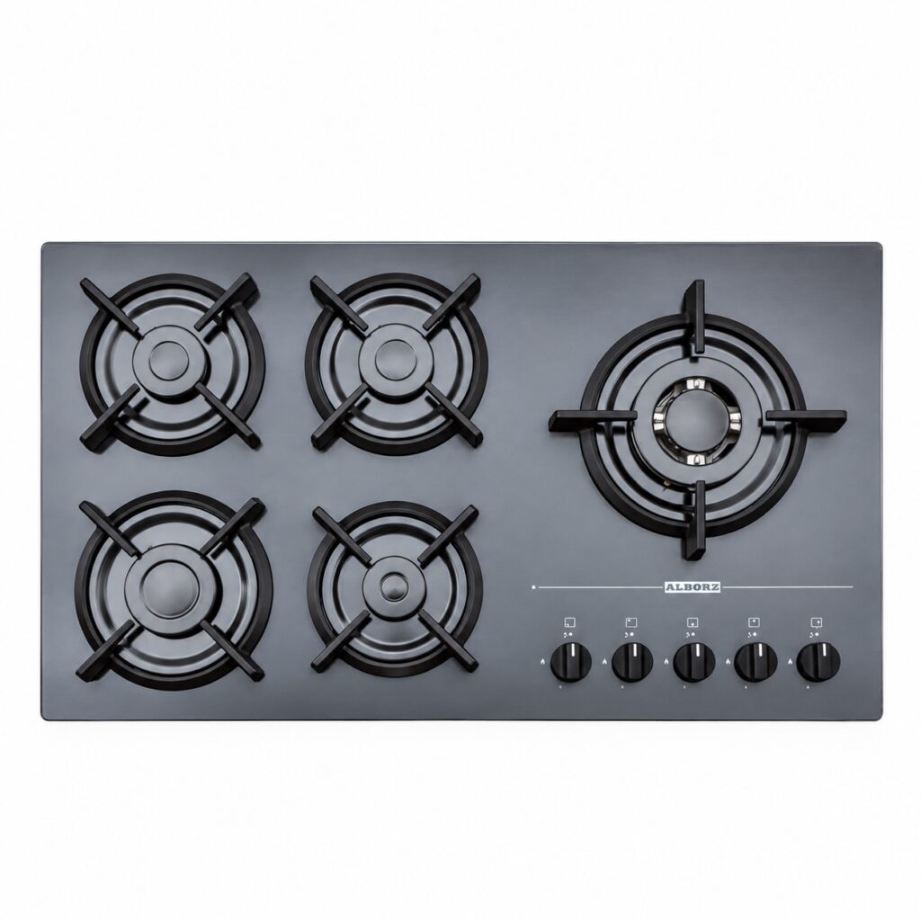 اجاق گاز استیل البرز G5967 L&R پنج شعله