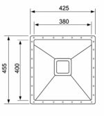 ابعاد سینک اخوان 406