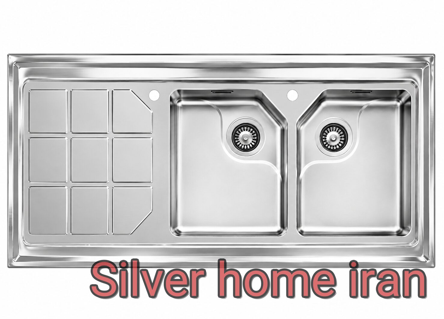سینک ظرفشویی روکار باکسی اخوان مدل 325S سینک اخوان 325S روکار باکسی