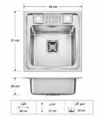 نمای نصب سینک اخوان 382