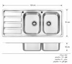 نمای نصب سینک اخوان 385S