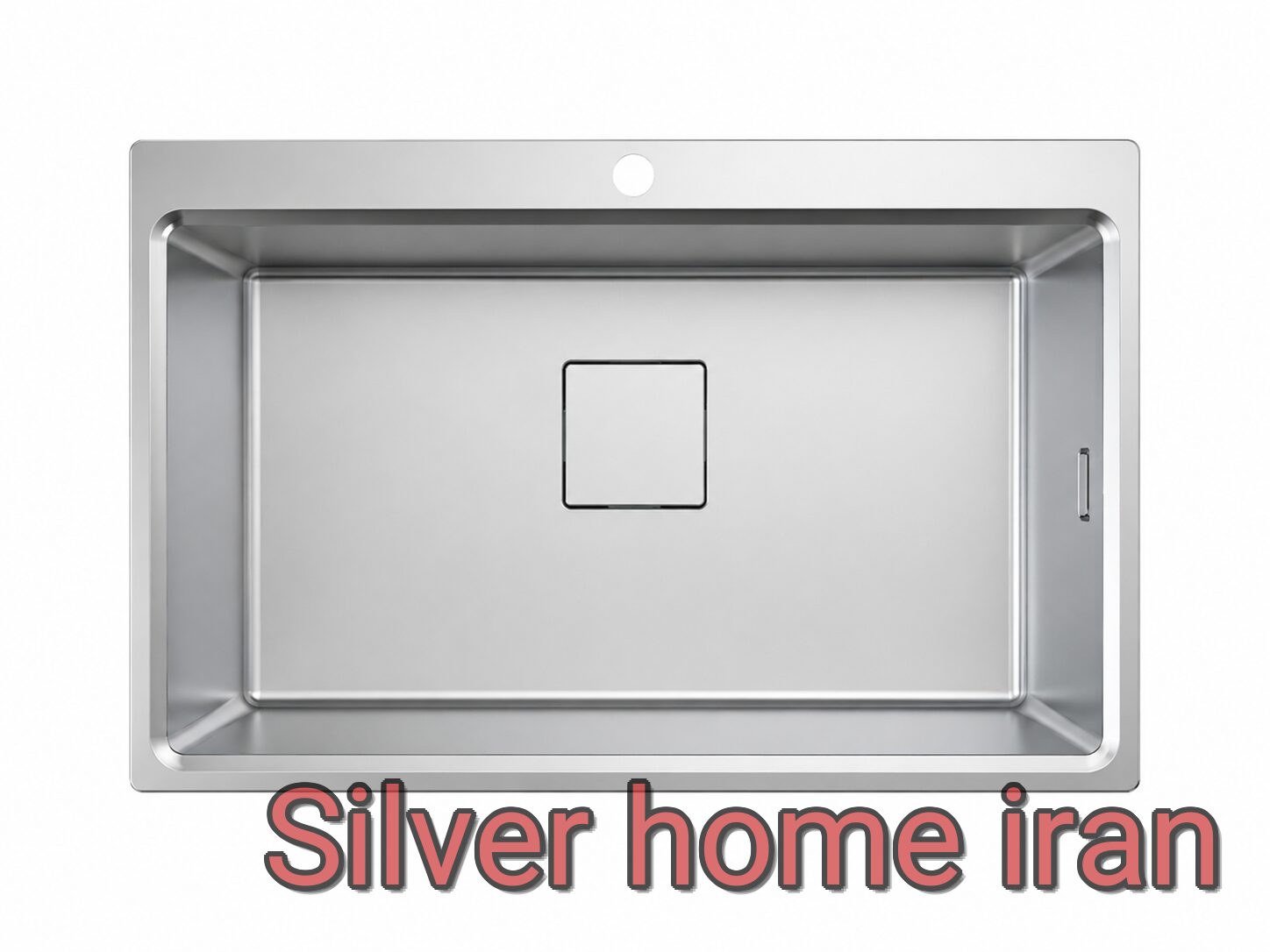 سینک ظرفشویی استیل البرز مدل 958/52 سینک استیل البرز 958/52 توکار باکسی
