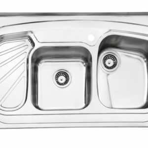 سینک استیل البرز 611/60 روکار فانتزی