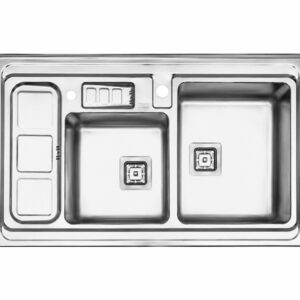 سینک استیل البرز 853/60 روکار فانتزی
