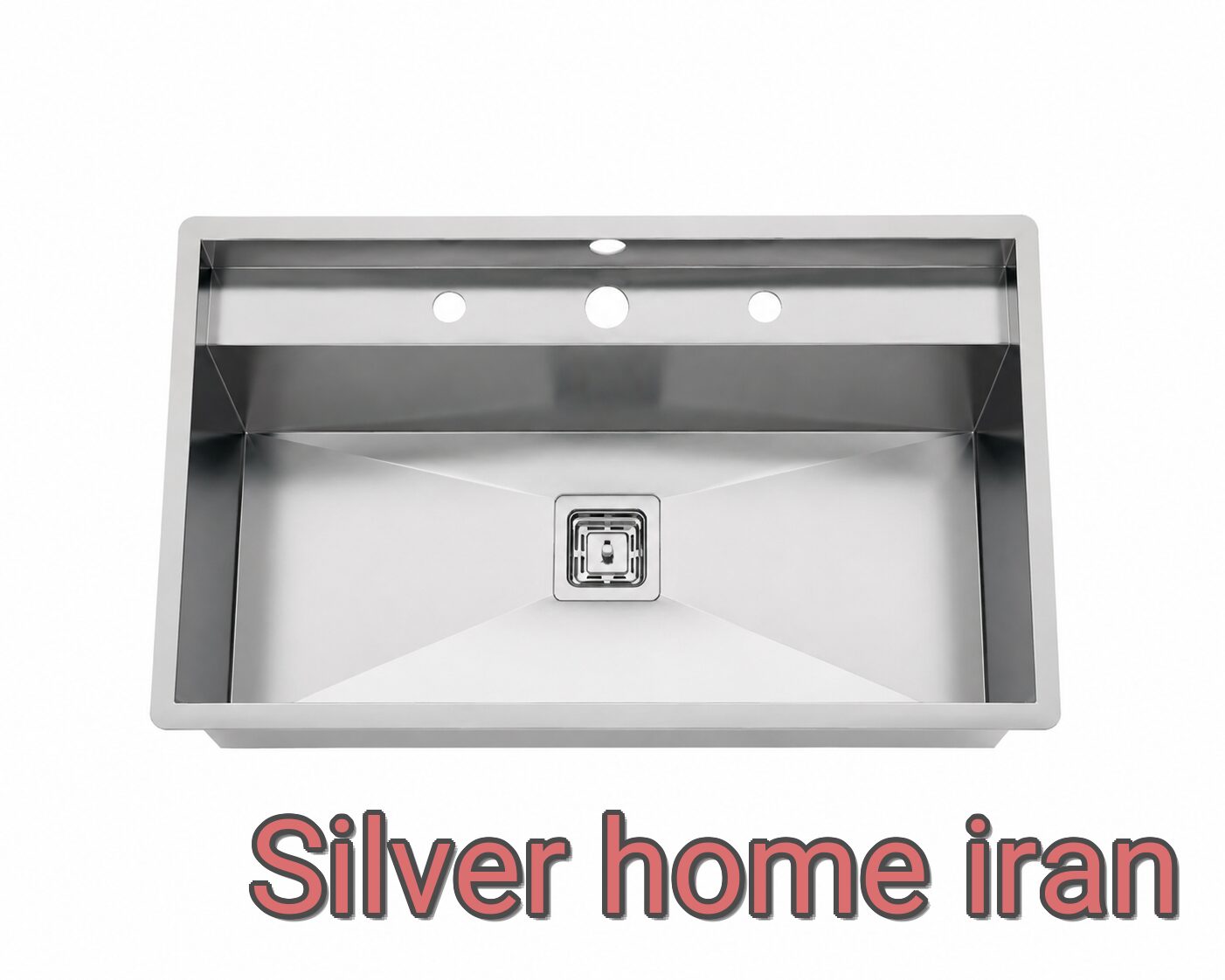 سینک ظرفشویی استیل البرز مدل 955/52 سینک استیل البرز 955/52 توکار باکسی