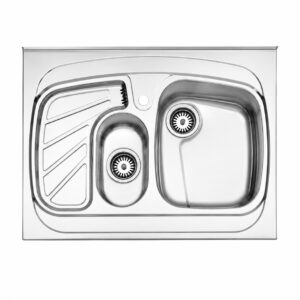 سینک استیل البرز 608/60 روکار فانتزی
