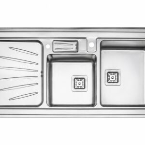سینک استیل البرز 854/60 روکار باکسی