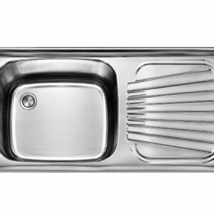 سینک ظرفشویی اخوان S15 صنعتی روکار تک لگنه