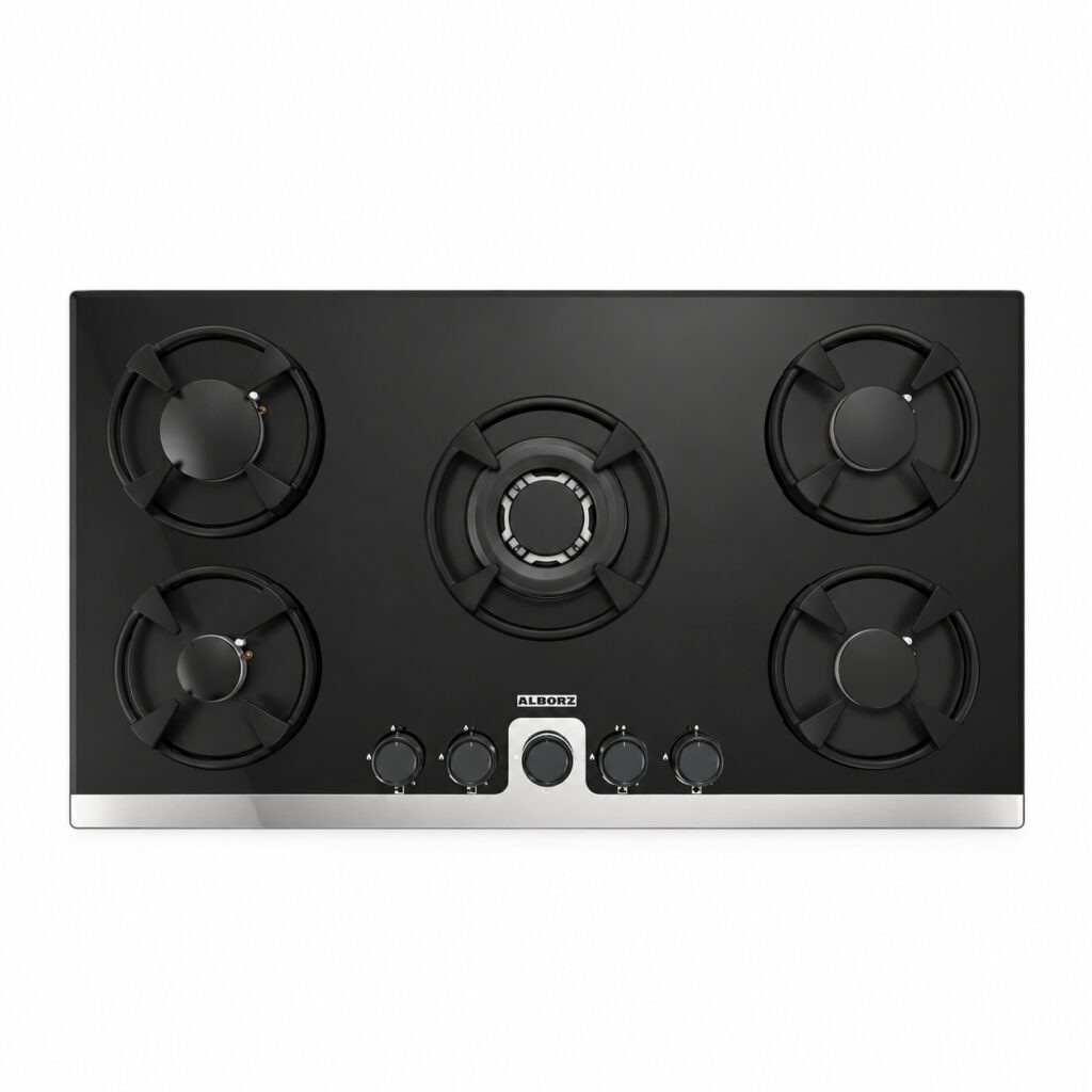 اجاق گاز استیل البرز G5914 پنج شعله
