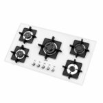 اجاق گاز استیل البرز G5960W پنج شعله